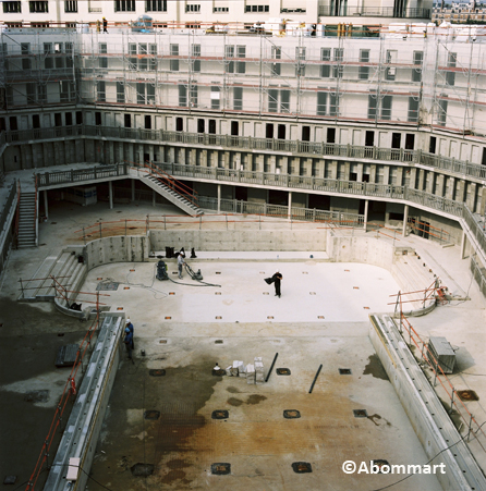 Piscine Molitor, Paris, Chantier, architecture, rnovation,  