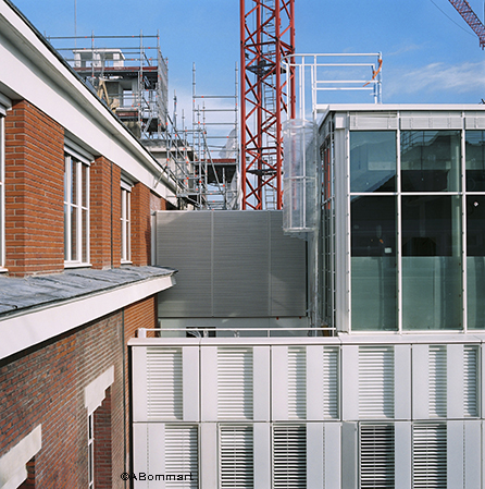 Banque Postale, chantier, Poste Immo, Paris , architecture , Chaix et Morel, renovation