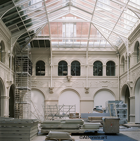 Banque Postale, chantier, Poste Immo, Paris , architecture , Chaix et Morel, renovation