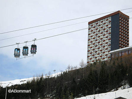 Les Mnuires, station de ski , architecture, sports d\'hiver