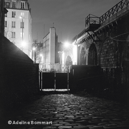 Ville, nuit, architecture, Paris 